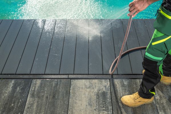 Pool Area Pressure Cleaning in Waterloo
