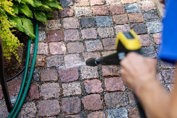 Paver Sidewalk Cleaning in Waterloo