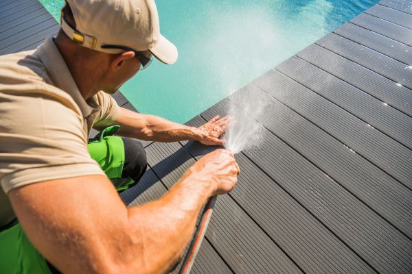 Pool Area Power Washing in Waterloo